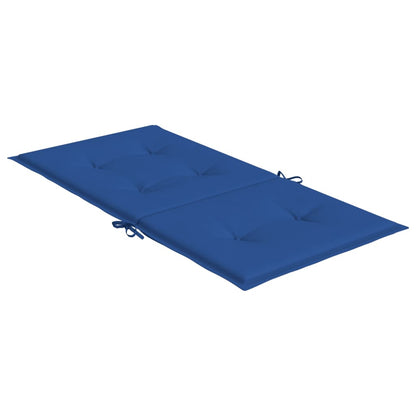 Almofadões lombares p/ cadeiras de jardim 2pcs oxford azul real