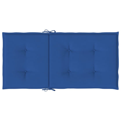 Almofadões lombares p/ cadeiras de jardim 2pcs oxford azul real