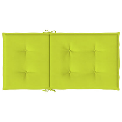 Almofadões lombares p/ cadeiras jardim 4pcs oxford verde brilh.