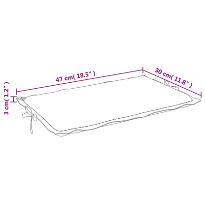 Almofadão p/ espreguiçadeira 186x58x3cm tecido oxford azul real