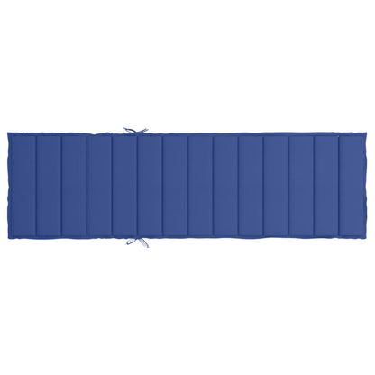 Almofadão p/ espreguiçadeira 200x50x3cm tecido oxford azul real