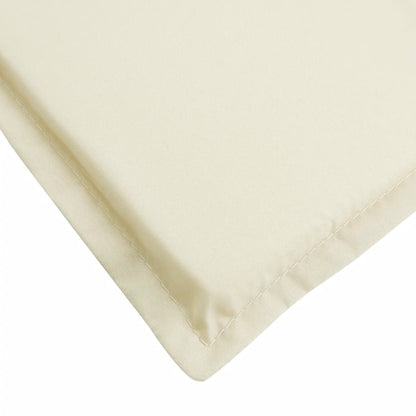 Almofadão p/ espreguiçadeira 200x60x3 cm tecido oxford creme