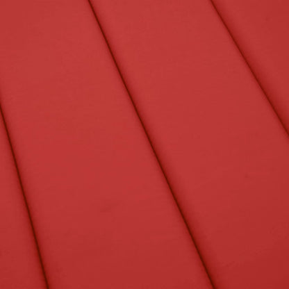 Almofadão p/ espreguiçadeira 200x70x3 cm tecido oxford vermelho
