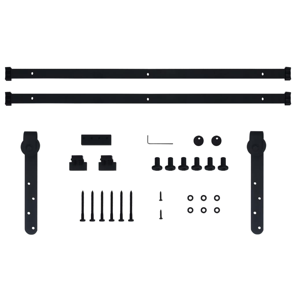 Mini kit para armário deslizante aço carbono 200 cm