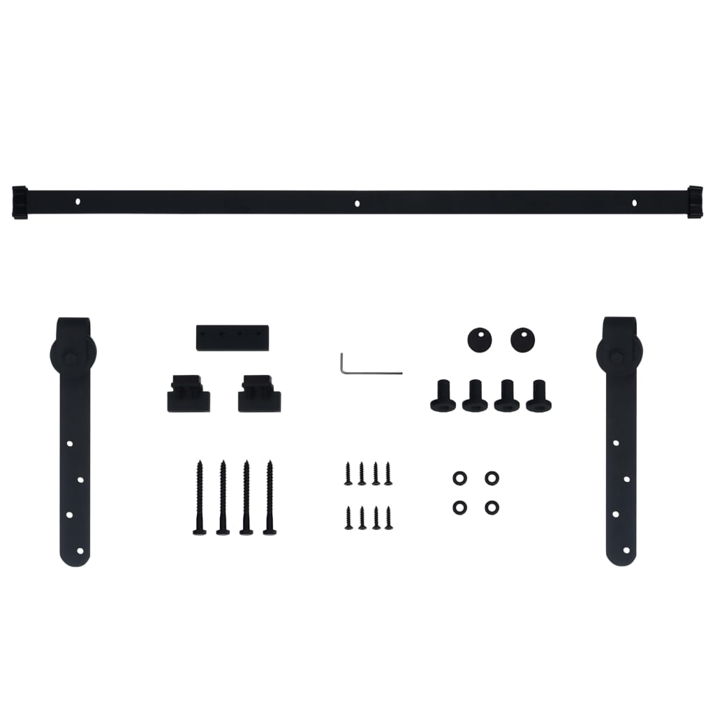 Mini kit para armário deslizante aço carbono 152 cm