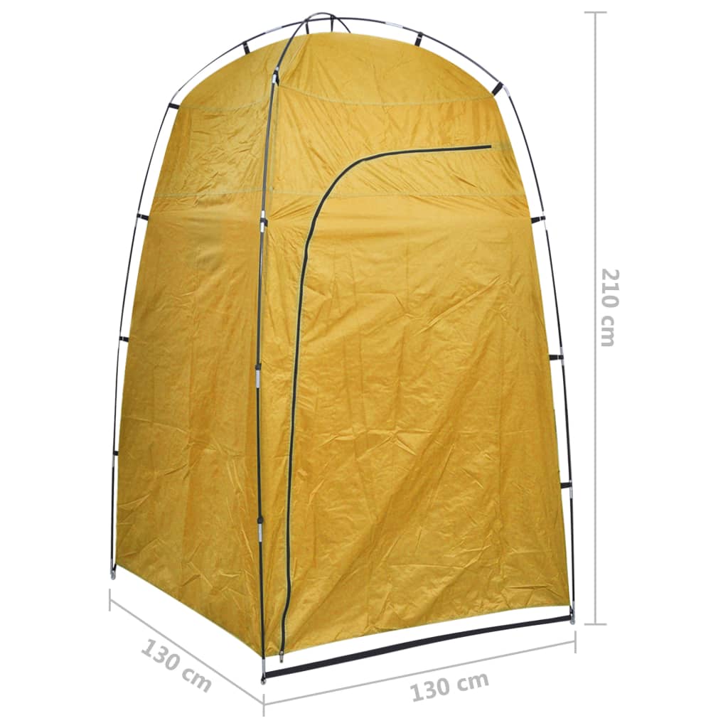 Tenda de WC para duche ou mudança de roupa amarelo