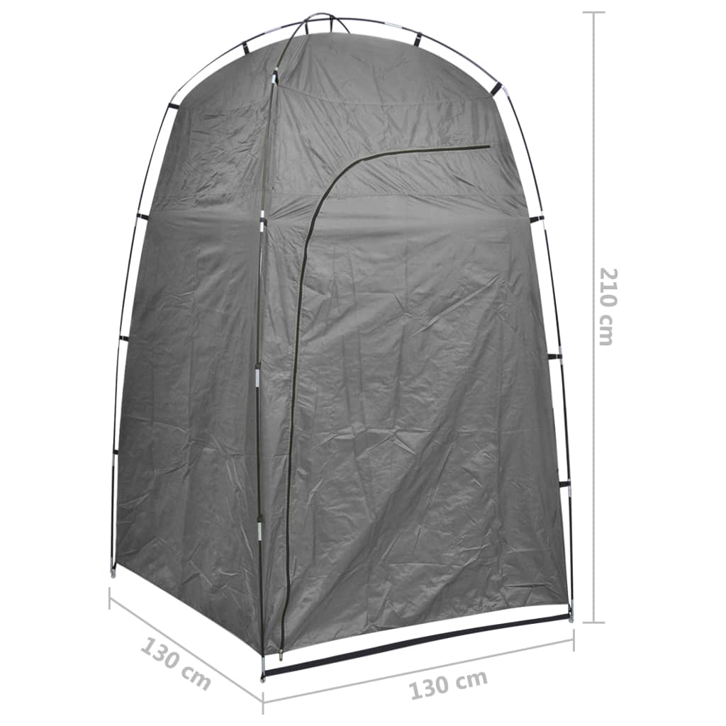 Tenda de WC duche ou mudança de roupa cinzento