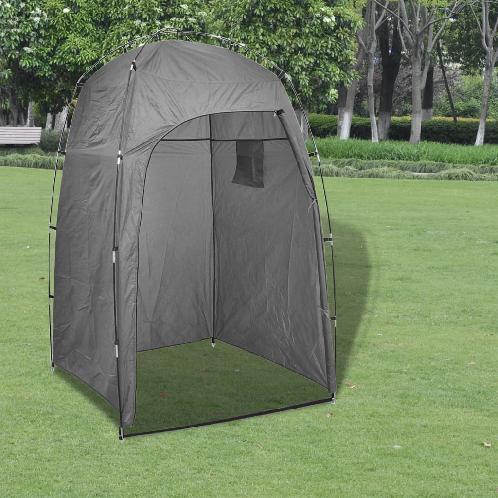 Tenda de WC duche ou mudança de roupa cinzento