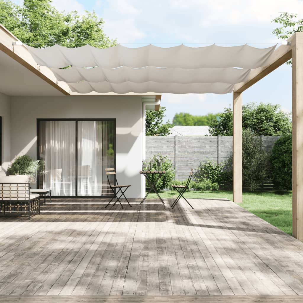 Toldo vertical 140x420 cm tecido oxford branco