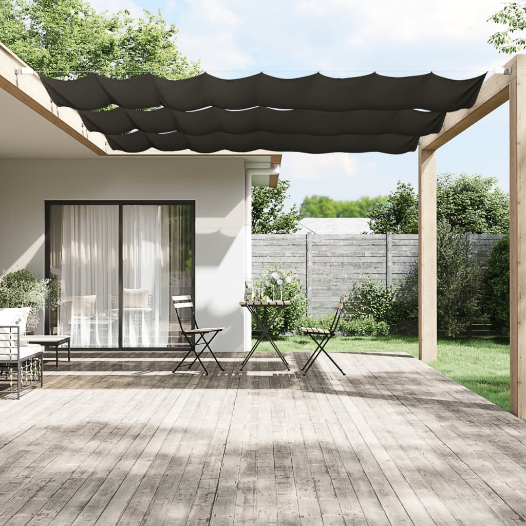 Toldo vertical 100x1200 cm tecido oxford antracite