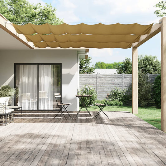 Toldo vertical 60x1000 cm tecido oxford bege