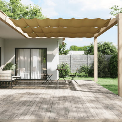 Toldo vertical 140x420 cm tecido oxford bege