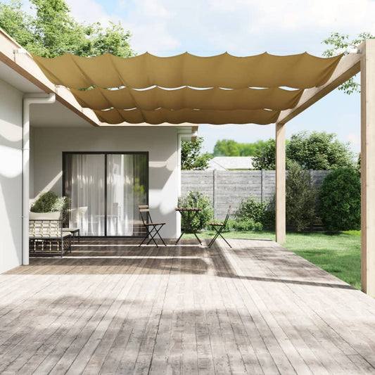 Toldo vertical 200x360 cm tecido oxford bege