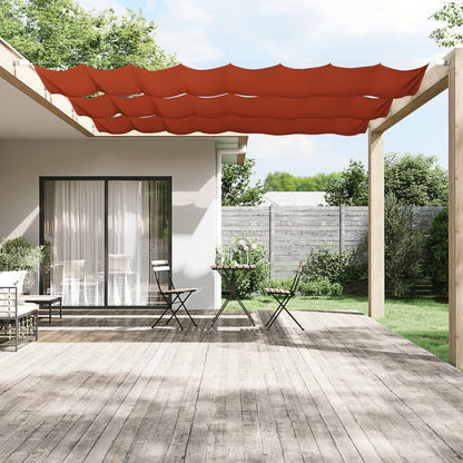 Toldo vertical 100x360 cm tecido oxford cor terracota