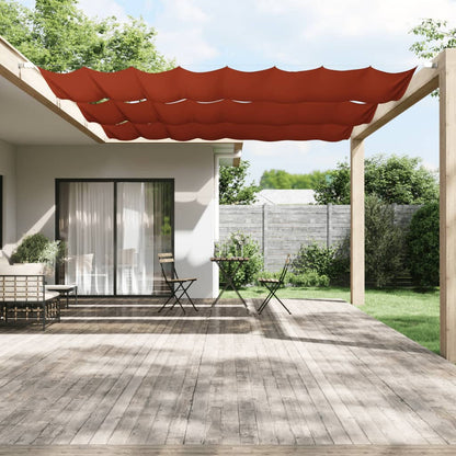 Toldo vertical 180x360 cm tecido oxford cor terracota