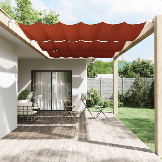 Toldo vertical 250x270 cm tecido oxford cor terracota