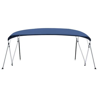 Toldo em 4 arcos Bimini 243x(230-244)x137 cm azul-marinho