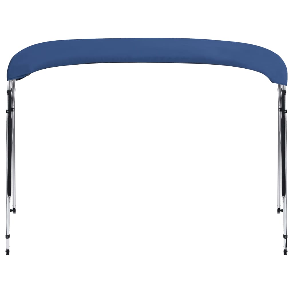 Toldo em 4 arcos Bimini 243x(230-244)x137 cm azul-marinho