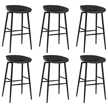 7 pcs conjunto de bar preto