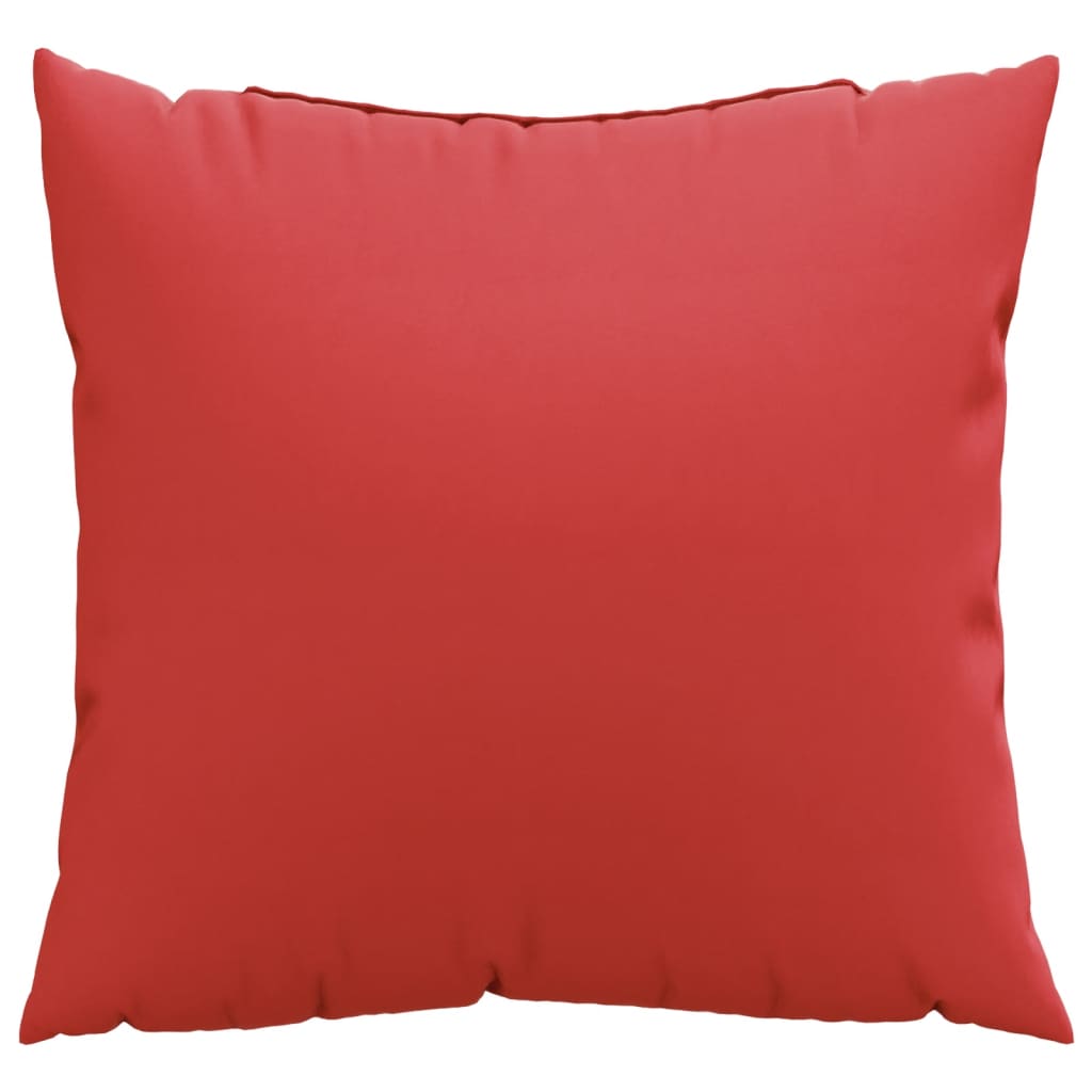 Almofadas decorativas 4 pcs 40x40 cm tecido vermelho