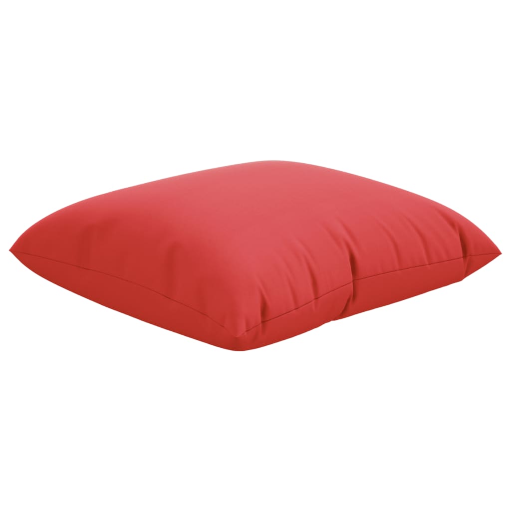 Almofadas decorativas 4 pcs 40x40 cm tecido vermelho