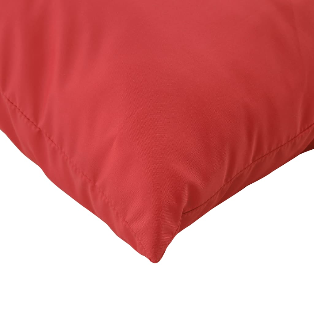 Almofadas decorativas 4 pcs 40x40 cm tecido vermelho