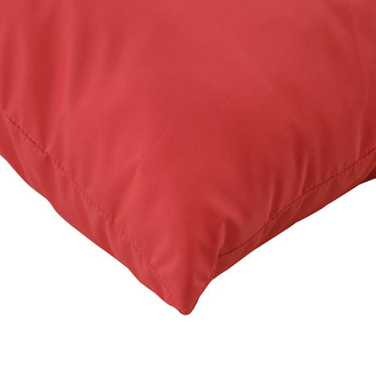 Almofadas decorativas 4 pcs 40x40 cm tecido vermelho