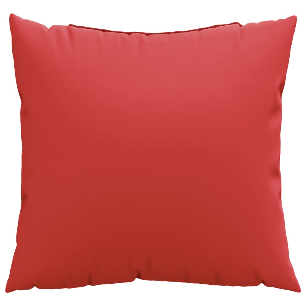 Almofadas decorativas 4 pcs 60x60 cm tecido vermelho