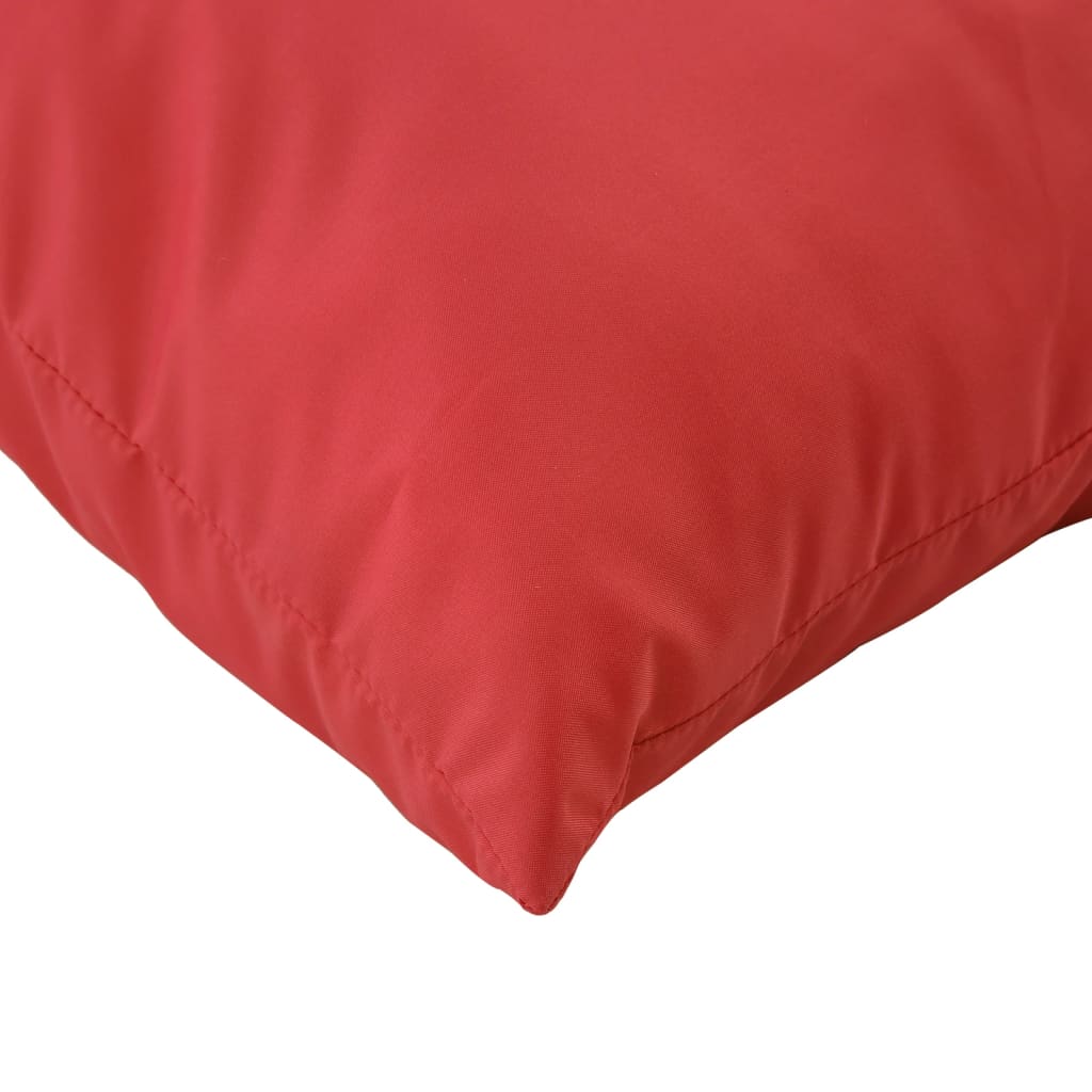 Almofadas decorativas 4 pcs 60x60 cm tecido vermelho