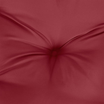 Almofadão paletes 60x40x12 cm tecido vermelho tinto