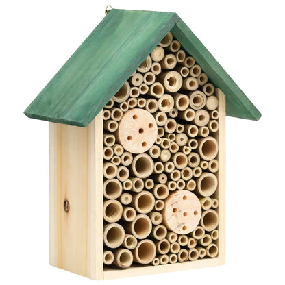 314813 vidaXL Insect Hotels 2 pcs 23x14x29 cm Solid Firwood