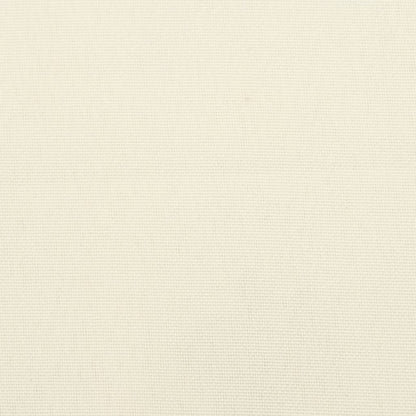 Almofadões de cadeira 2 pcs 40x40x7cm tecido oxford branco nata