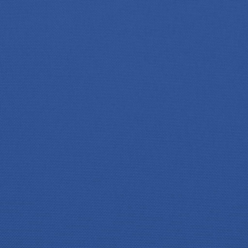 Almofadões de cadeira 2 pcs 50x50x7 cm tecido oxford azul