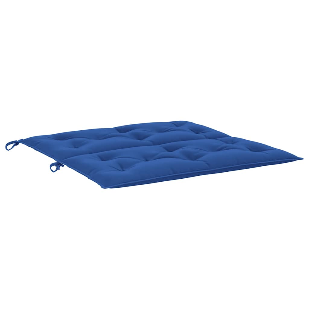 Almofadões banco jardim 2 pcs 100x50x7cm tecido oxford azul