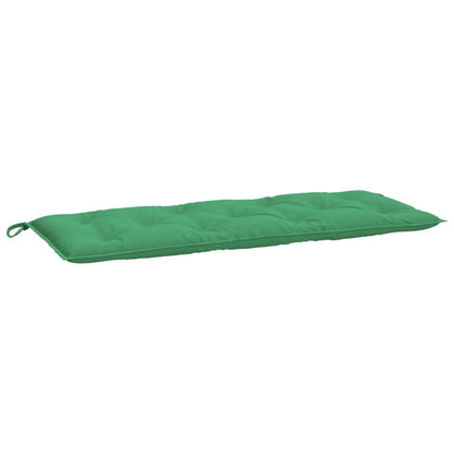 Almofadões banco jardim 2 pcs 120x50x7cm tecido oxford verde