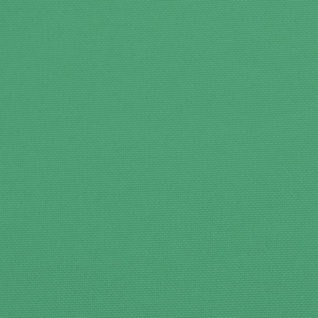 Almofadões banco jardim 2 pcs 120x50x7cm tecido oxford verde