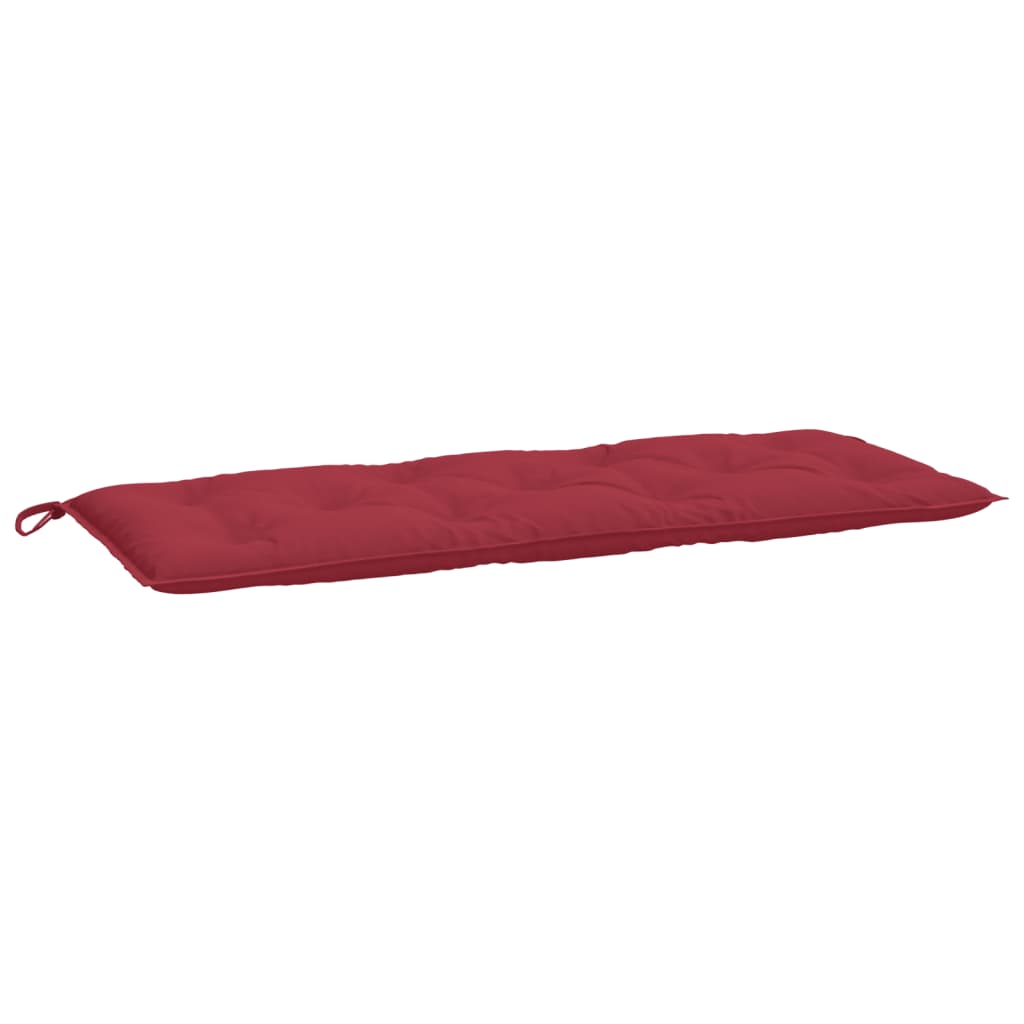 Almofadões banco jardim 2 pcs tecido oxford vermelho tinto