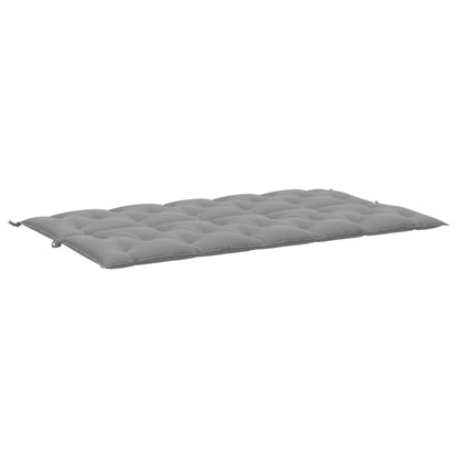 Almofadões banco jardim 2 pcs 180x50x7cm tecido oxford cinzento