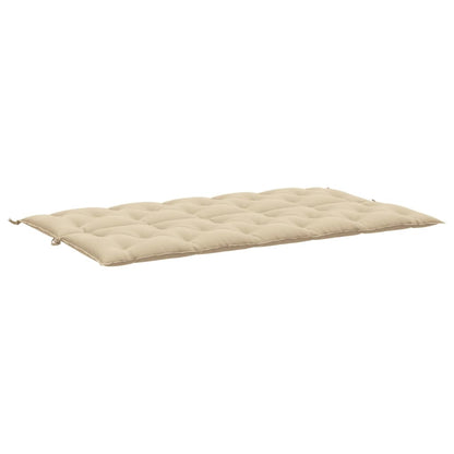 Almofadões banco jardim 2 pcs 180x50x7cm tecido oxford bege