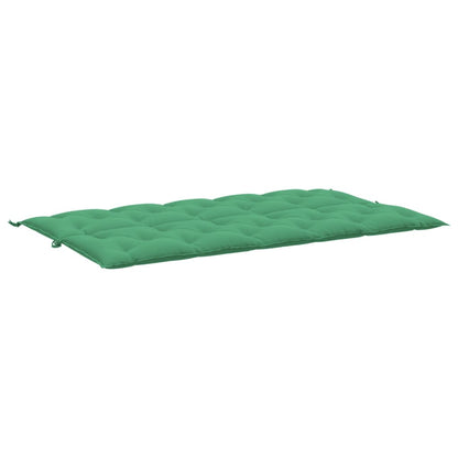 Almofadões banco jardim 2 pcs 180x50x7cm tecido oxford verde