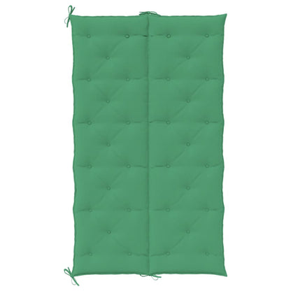 Almofadões banco jardim 2 pcs 180x50x7cm tecido oxford verde