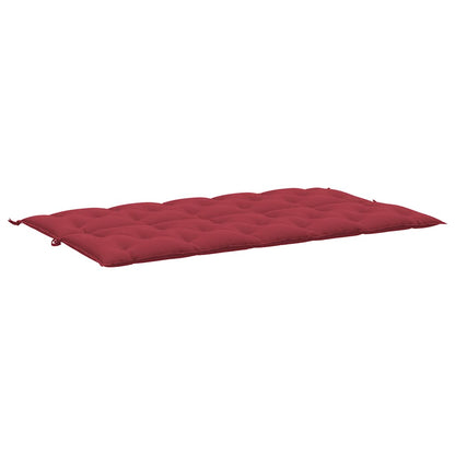 Almofadões banco jardim 2 pcs tecido oxford vermelho tinto