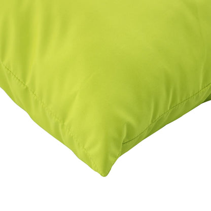 Almofadões p/ móveis paletes 2pcs tecido oxford verde brilhante