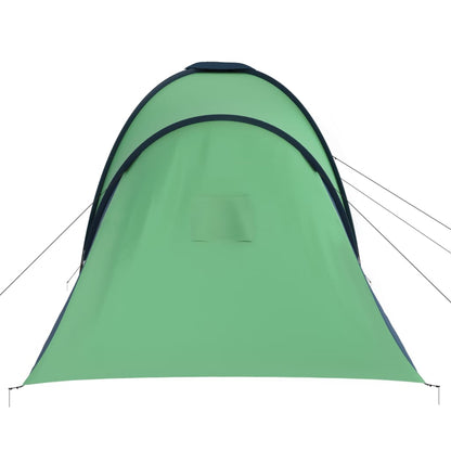 Tenda de campismo para 6 pessoas azul e verde