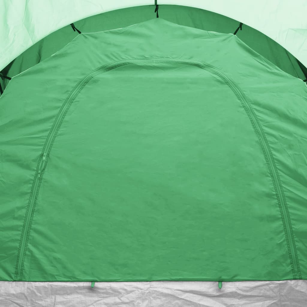 Tenda de campismo para 6 pessoas azul e verde