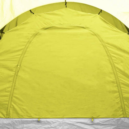 Tenda de campismo para 6 pessoas azul e amarelo