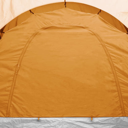 Tenda de campismo para 6 pessoas cinzento e laranja