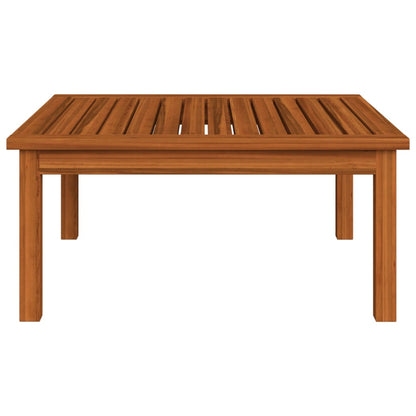 Mesa lounge de jardim 63x63x30 cm madeira de acácia maciça