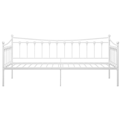 Sofá-cama 90x200 cm metal branco