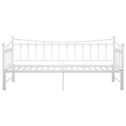 Estrutura sofá-cama de puxar 90x200 cm metal branco